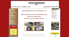 Desktop Screenshot of newhorizonrv.com